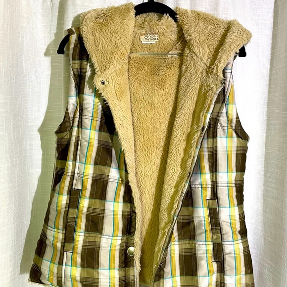 O’Neil 2 in 1 Ski/Snowboard Plaid Jacket & Vest. - Picture 3 of 6